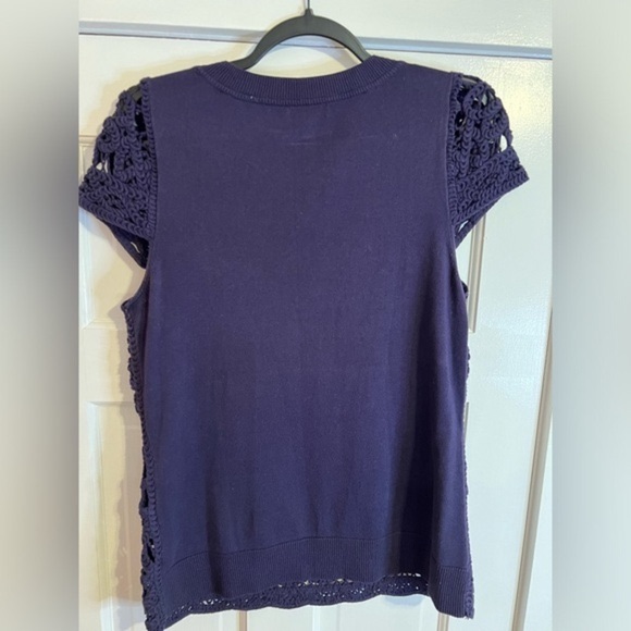 LILLY PULITZER • JAMIE BATTENBURG • CROCHET TOP - Picture 5 of 7